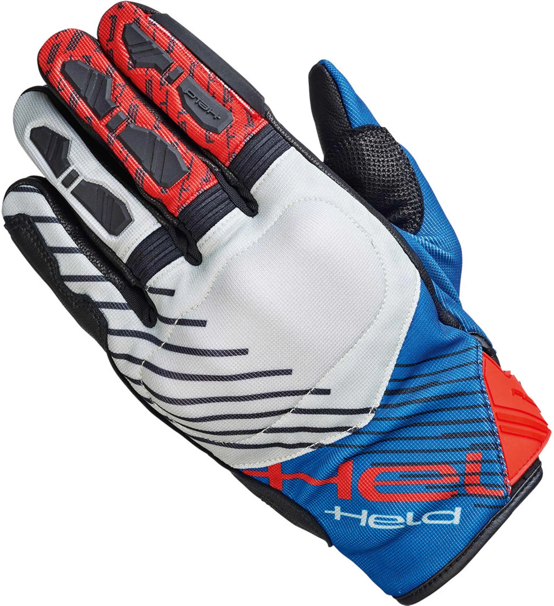 Held Hamada 2 Adventure Motorcycle Gloves grey/blue