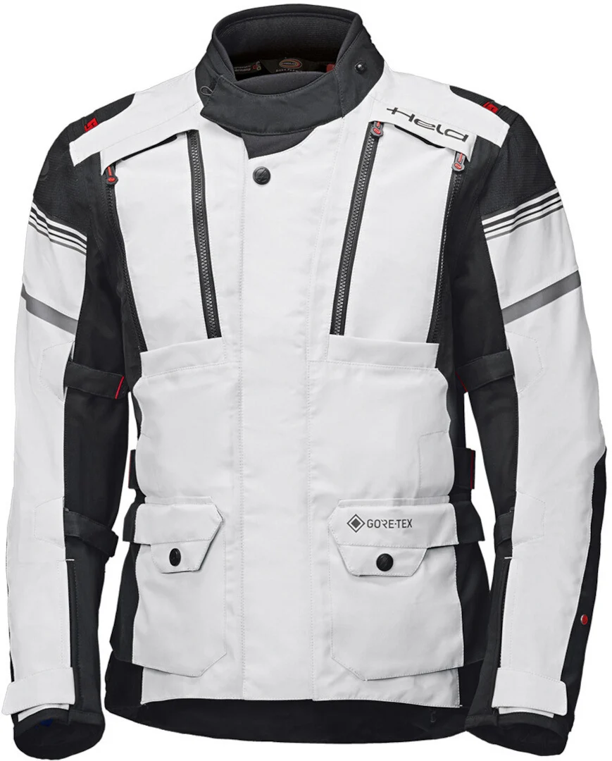Held Omberg Top Motorcycle Textile Jacket light grey/black