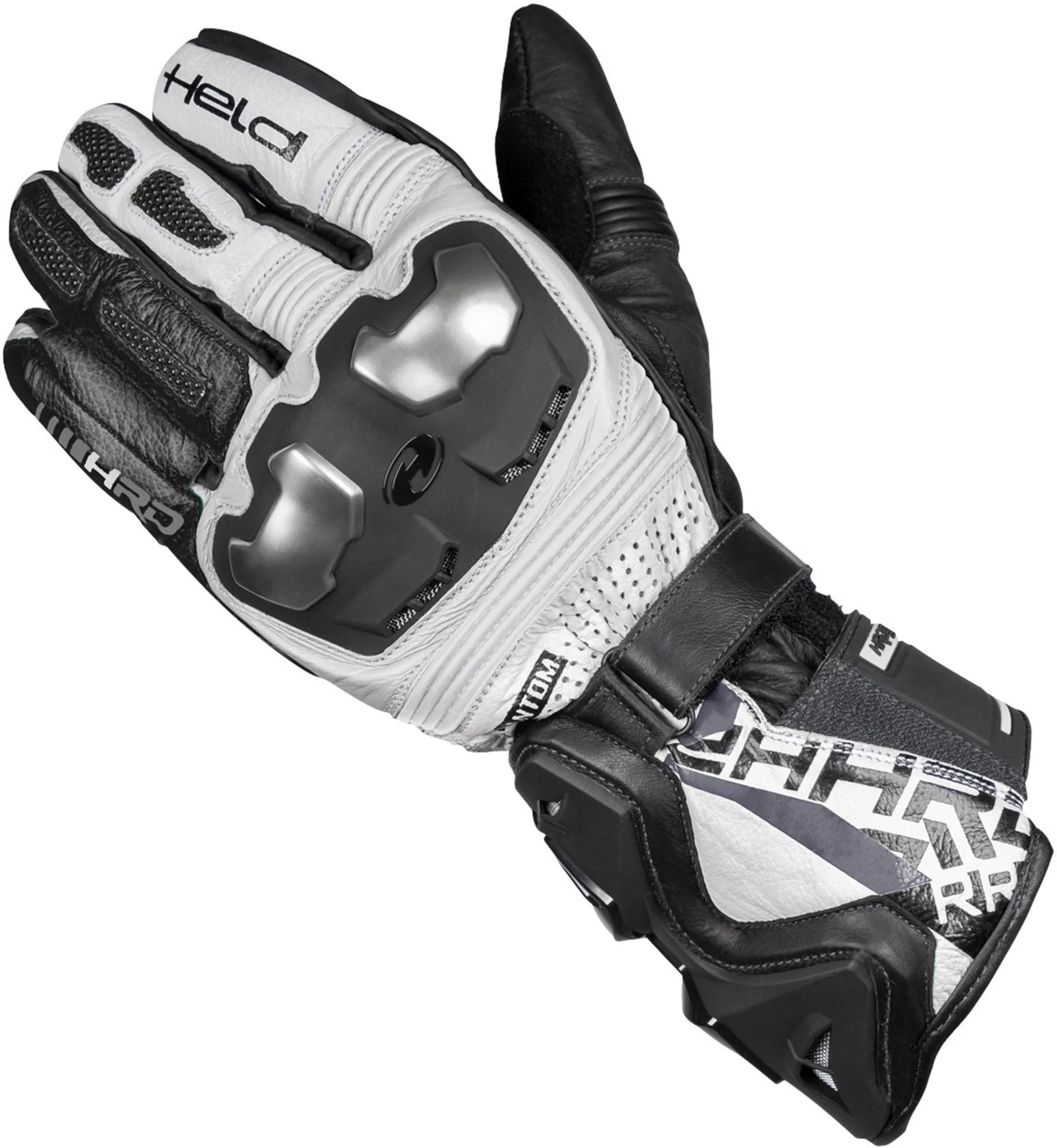 Held Phantom 3 Motorcycle Gloves white/black