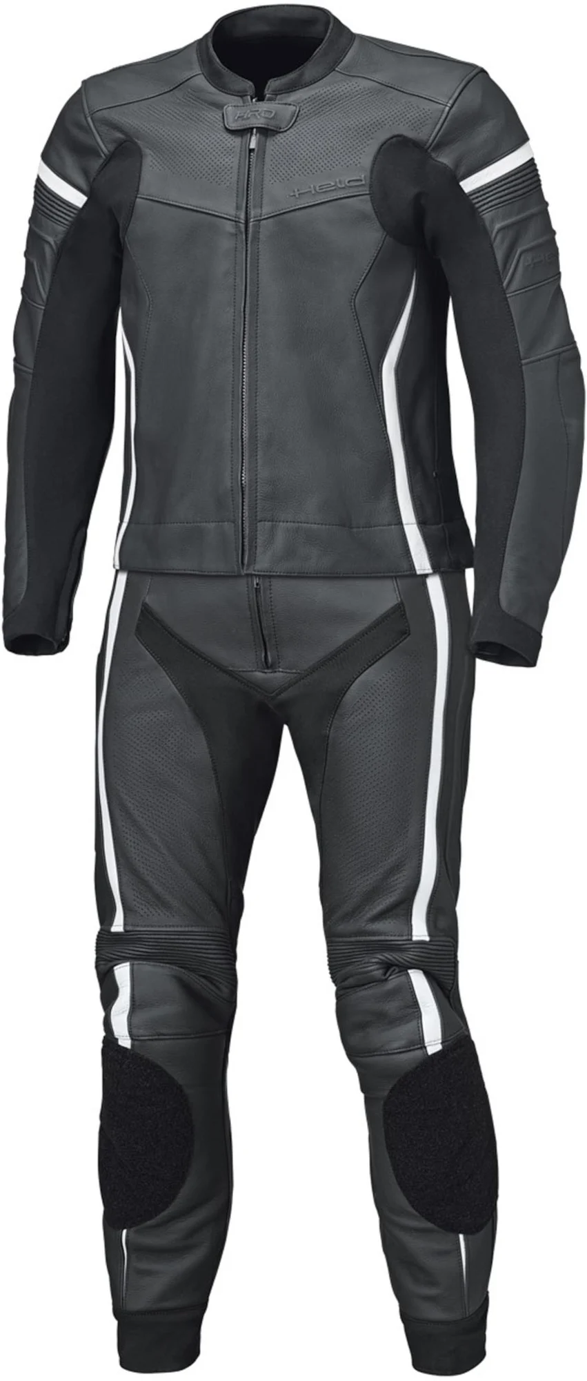 Held Spire 2 Two Piece Motorcycle Leather Suit black/white