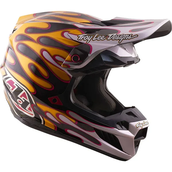 Troy Lee Designs SE5 Carbon Overspray MIPS Adult Off-Road Helmets | Shop for Moto Gear