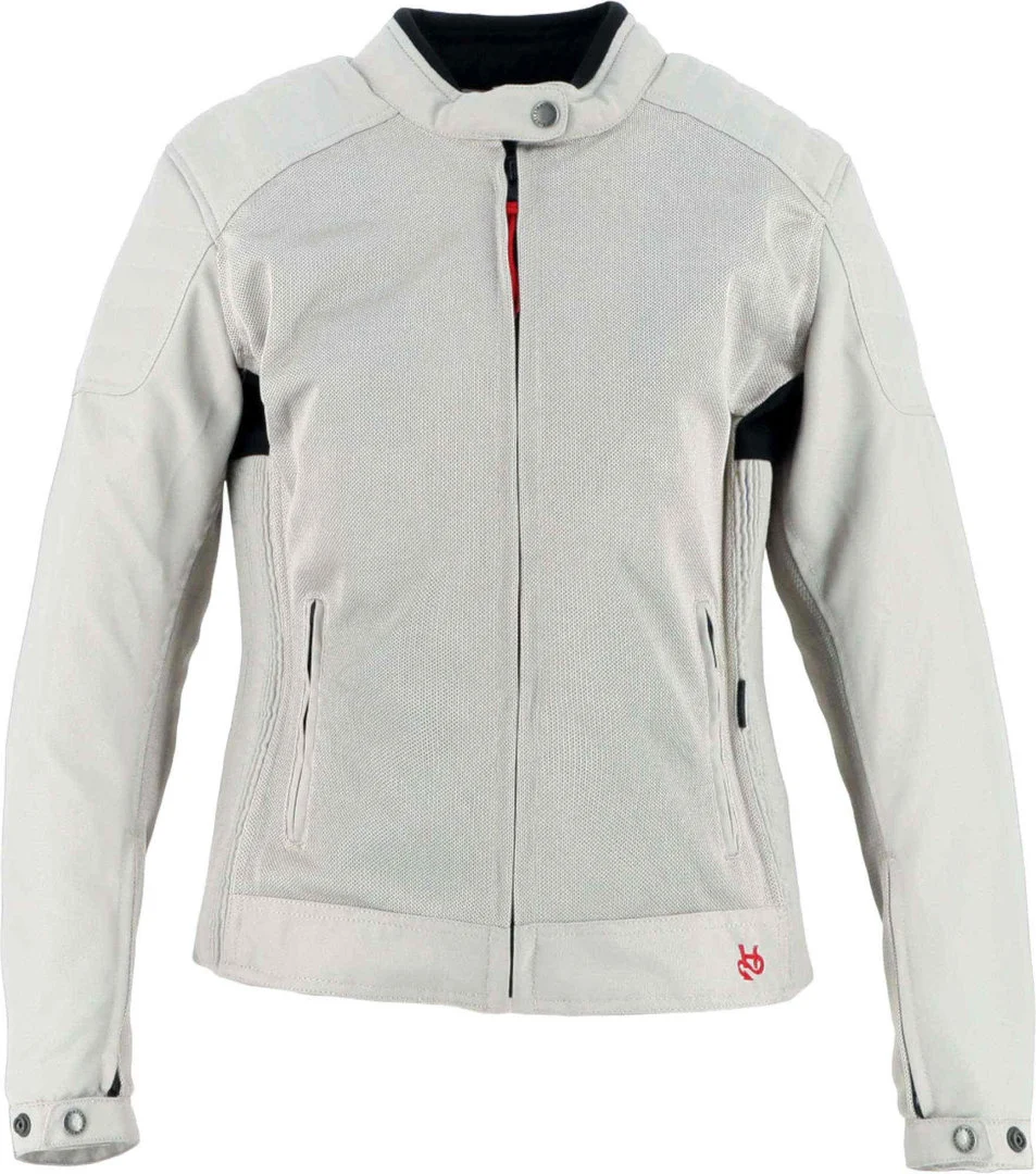 Helstons Jody Air Mesh Ladies Motorcycle Textile Jacket Silver