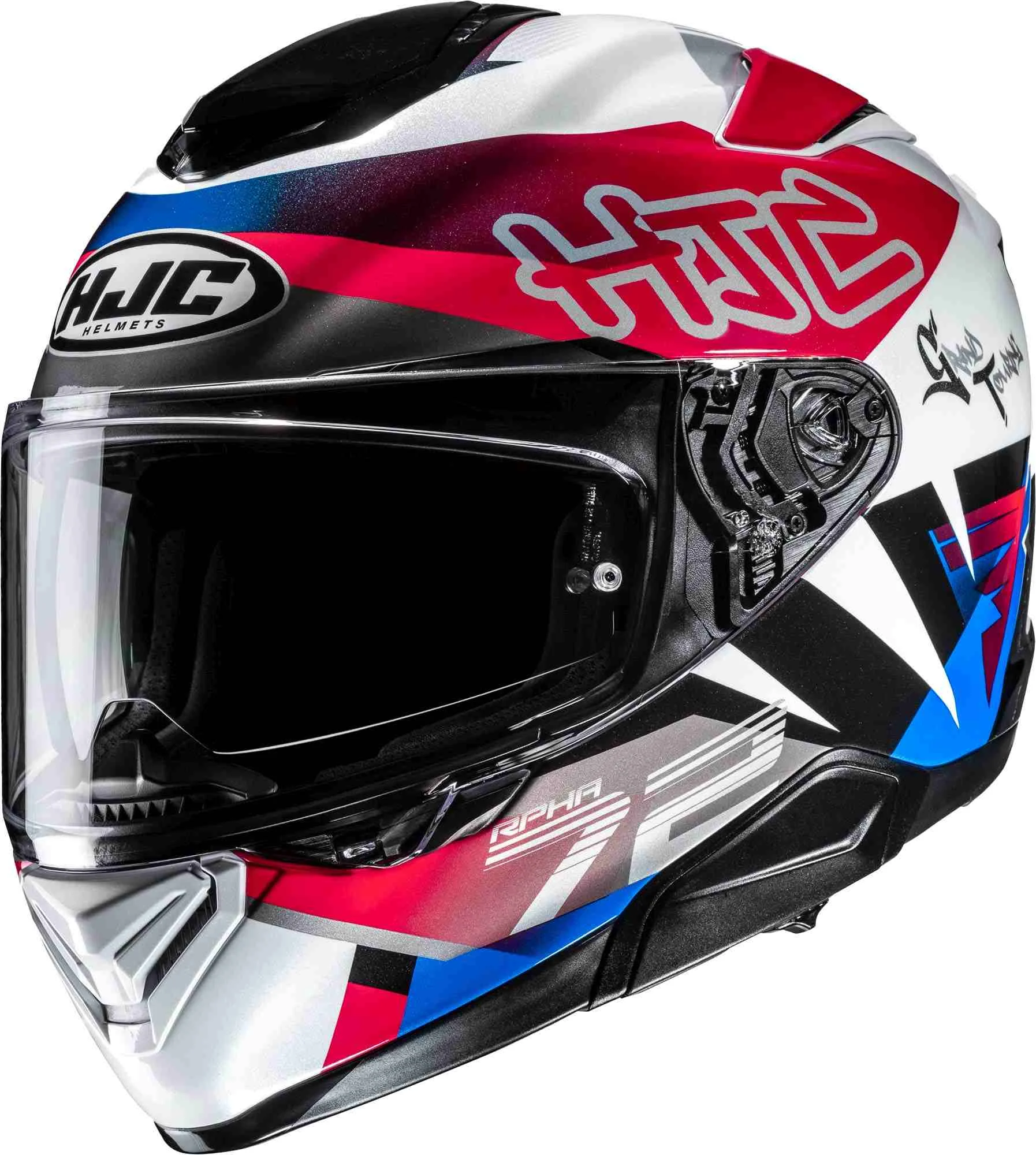 HJC RPHA 72 Goldy Helmet black/white/blue/red