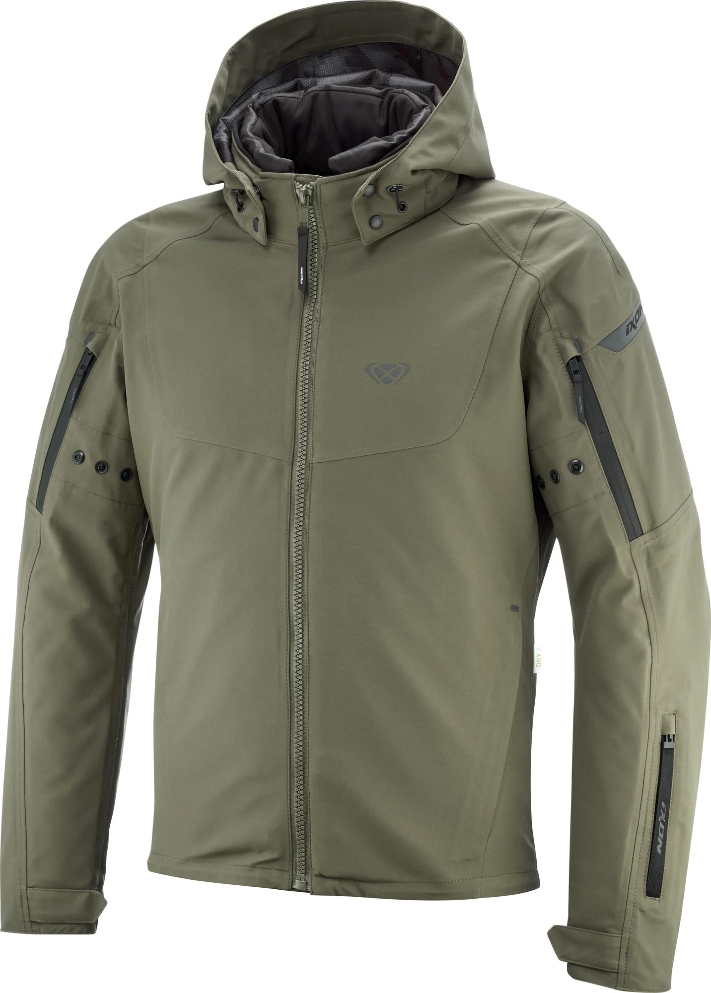 Ixon Burning waterproof Motorcycle Textile Jacket Khaki