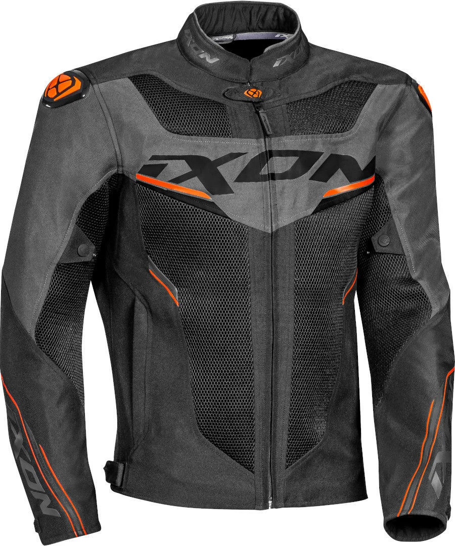 Ixon Draco Motorcycle Textile Jacket black/grey/orange