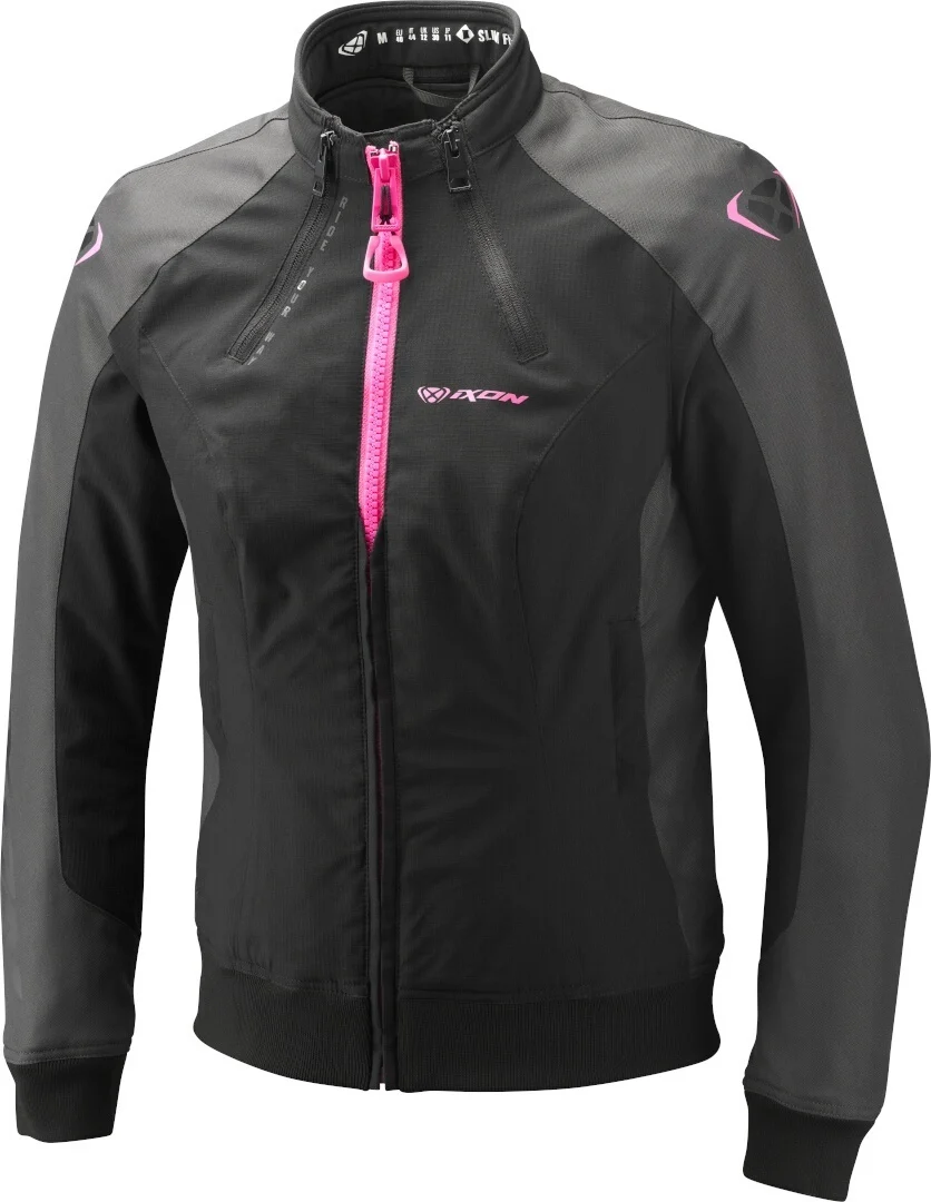 Ixon Siwa waterproof Ladies Motorcycle Textile Jacket black/grey/pink