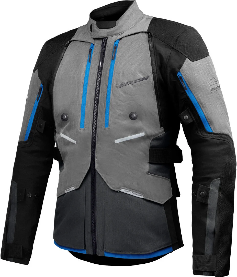 Ixon Vidar Motorcycle Textile Jacket black/grey/blue