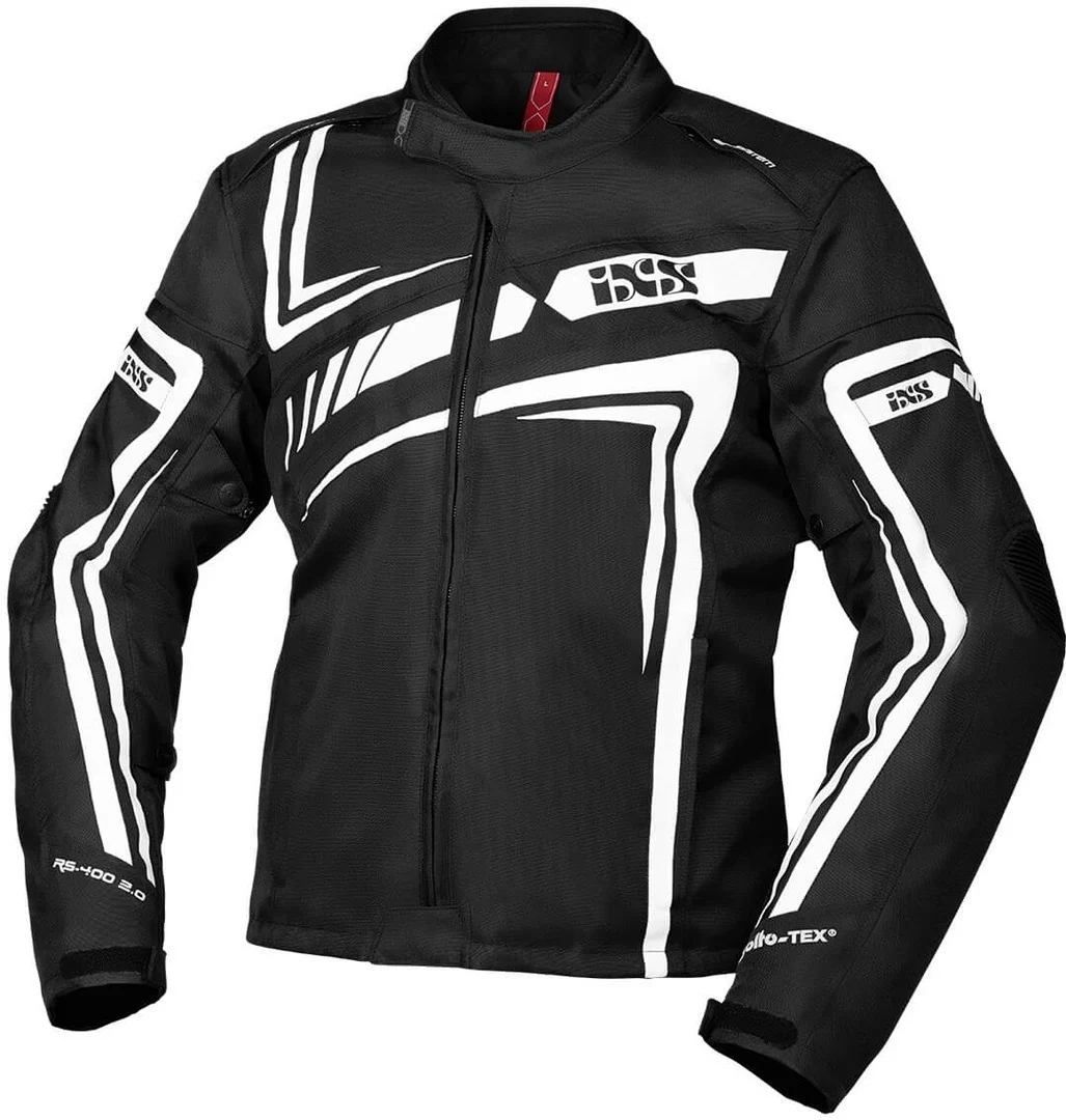 IXS Sport RS-400-ST 2.0 Motorcycle Textile Jacket black/white