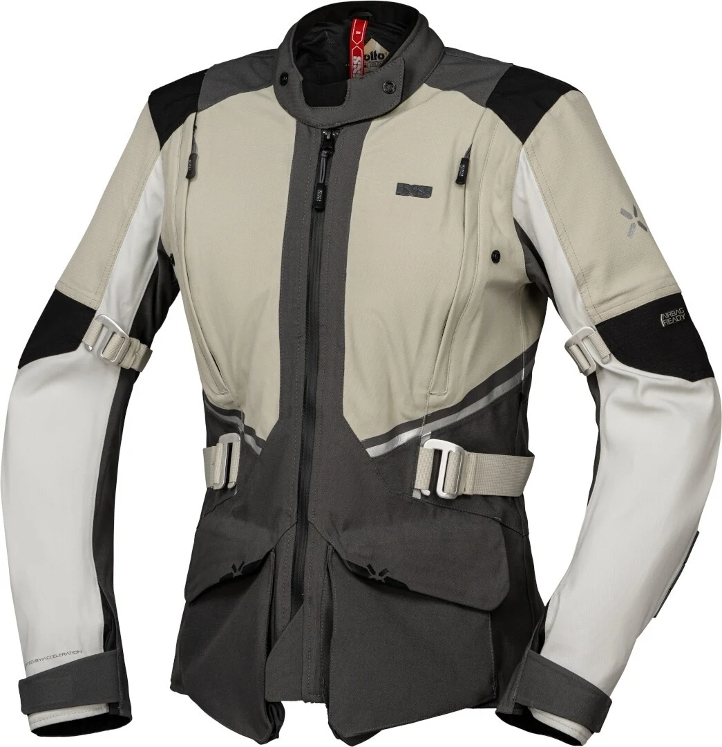 IXS Tourster-STX 1.0 waterproof Ladies Motorcycle Textile Jacket  dark grey