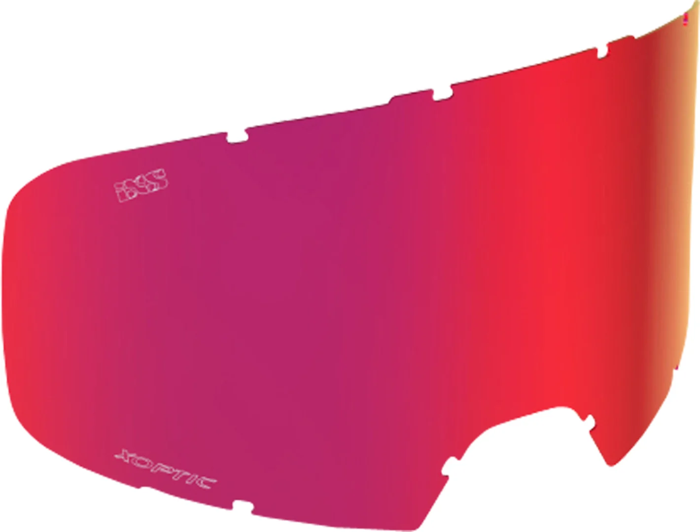 IXS Trigger/Trigger+/Hack Low Profile Replacement Lens red