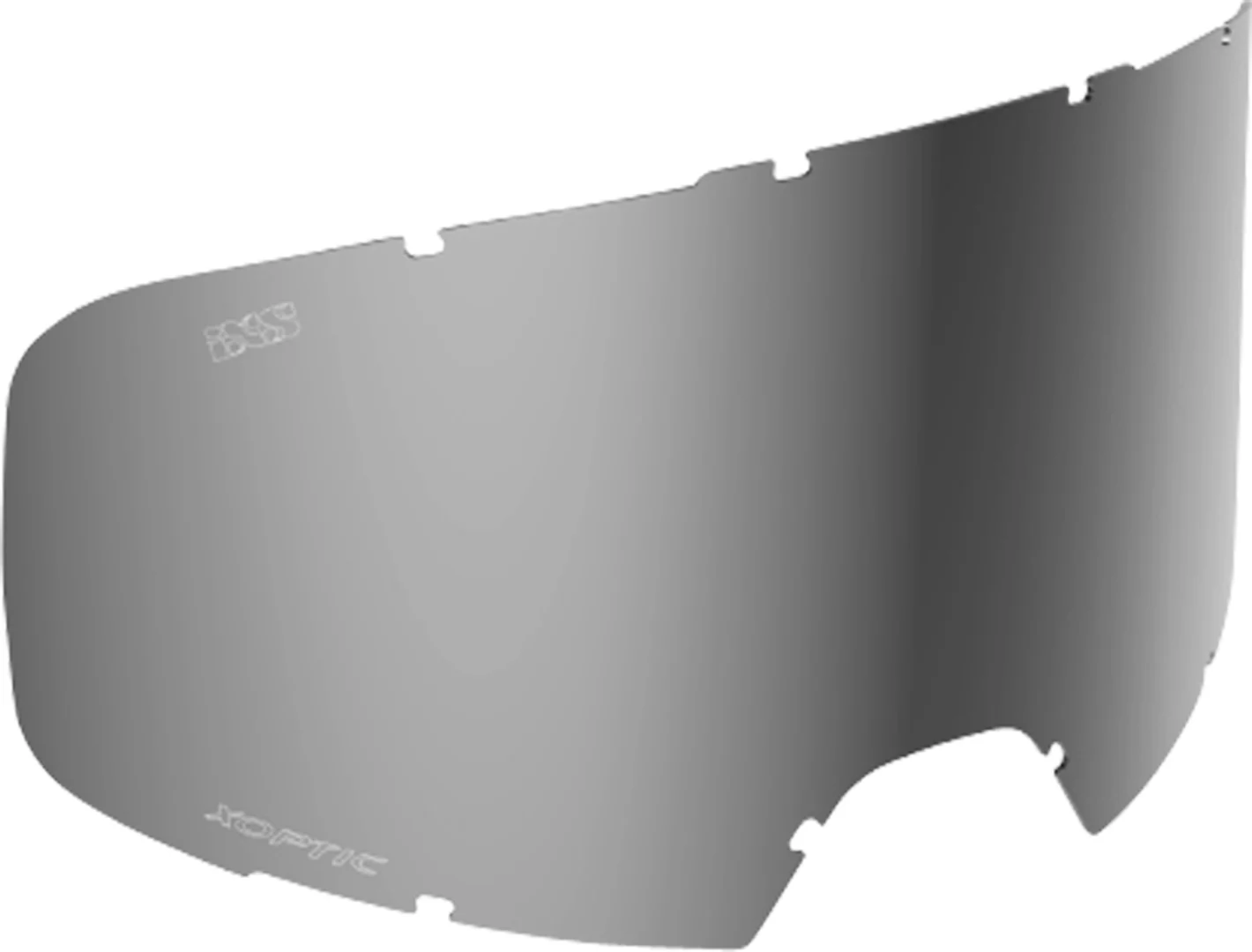 IXS Trigger/Trigger+/Hack Low Profile Replacement Lens Silver