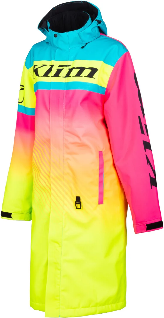 Klim Revolt waterproof Snowmobile Coat yellow/turquoise/magenta