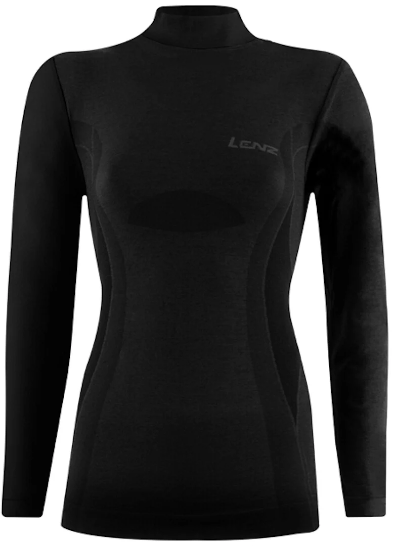 Lenz 6.0 Merino Turtle Neck Ladies Longsleeve Shirt  black
