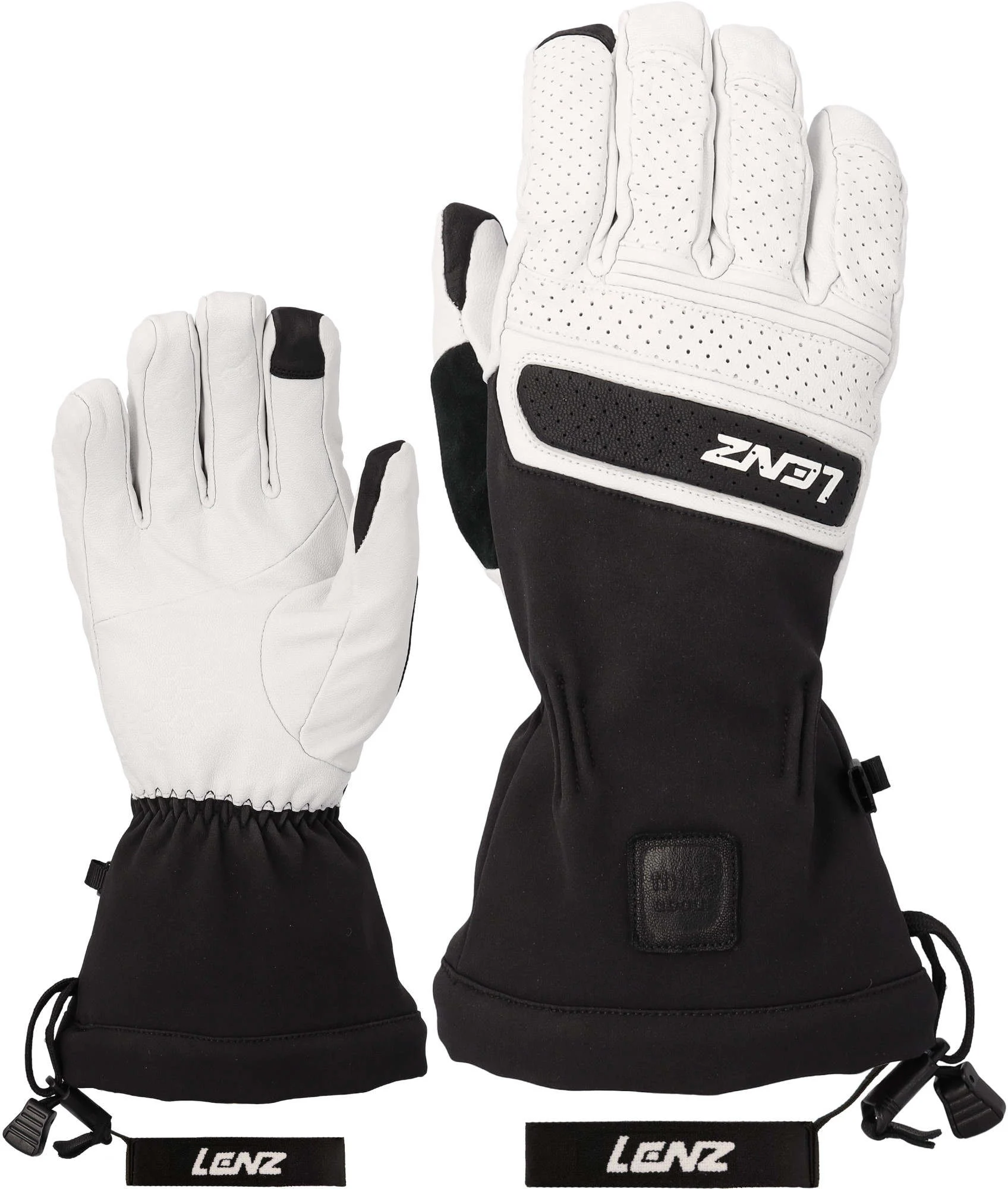 Lenz Think About Ski Ladies Gloves white/black