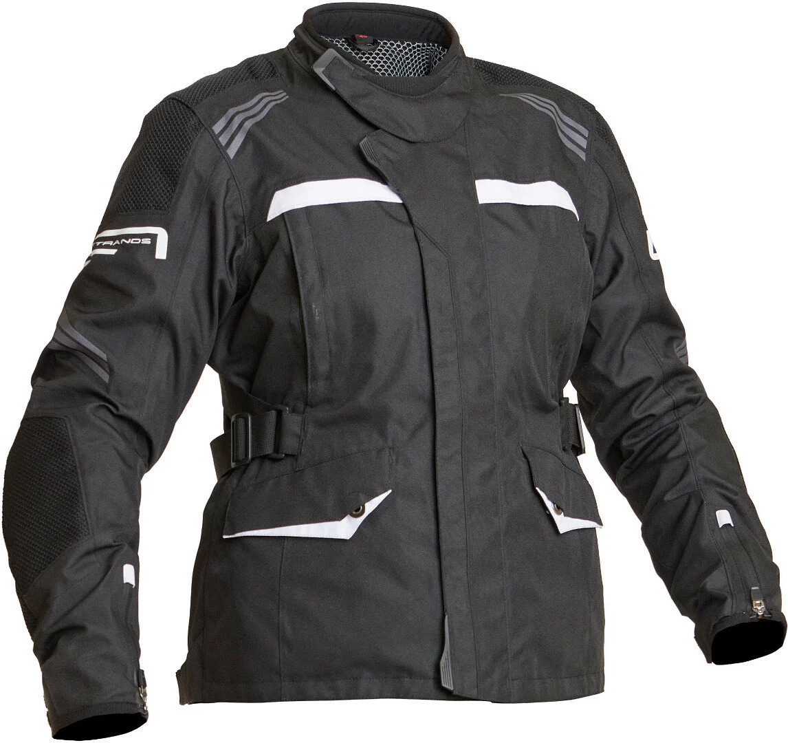 Lindstrands Granberg waterproof Ladies Motorcycle Textile Jacke black/white