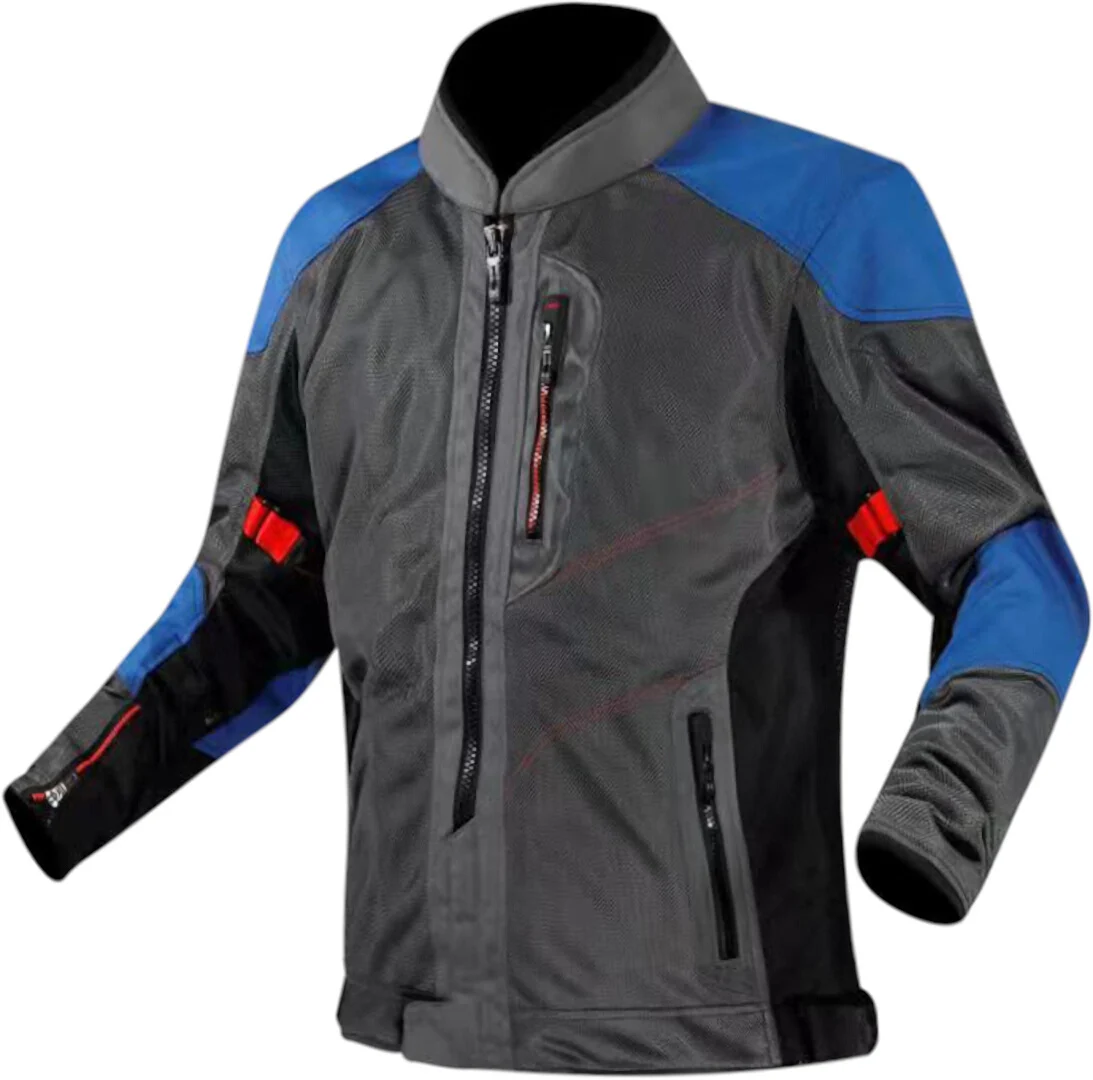 LS2 Alba Motorcycle Textile Jacket dark grey/black/blue