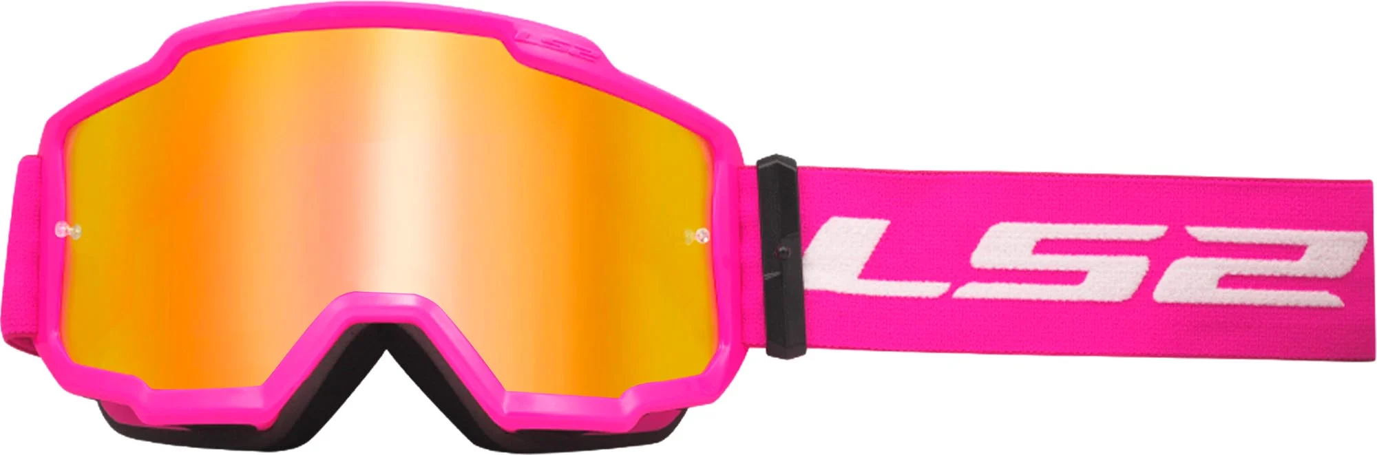 LS2 Charger Motocross Goggles hotpink