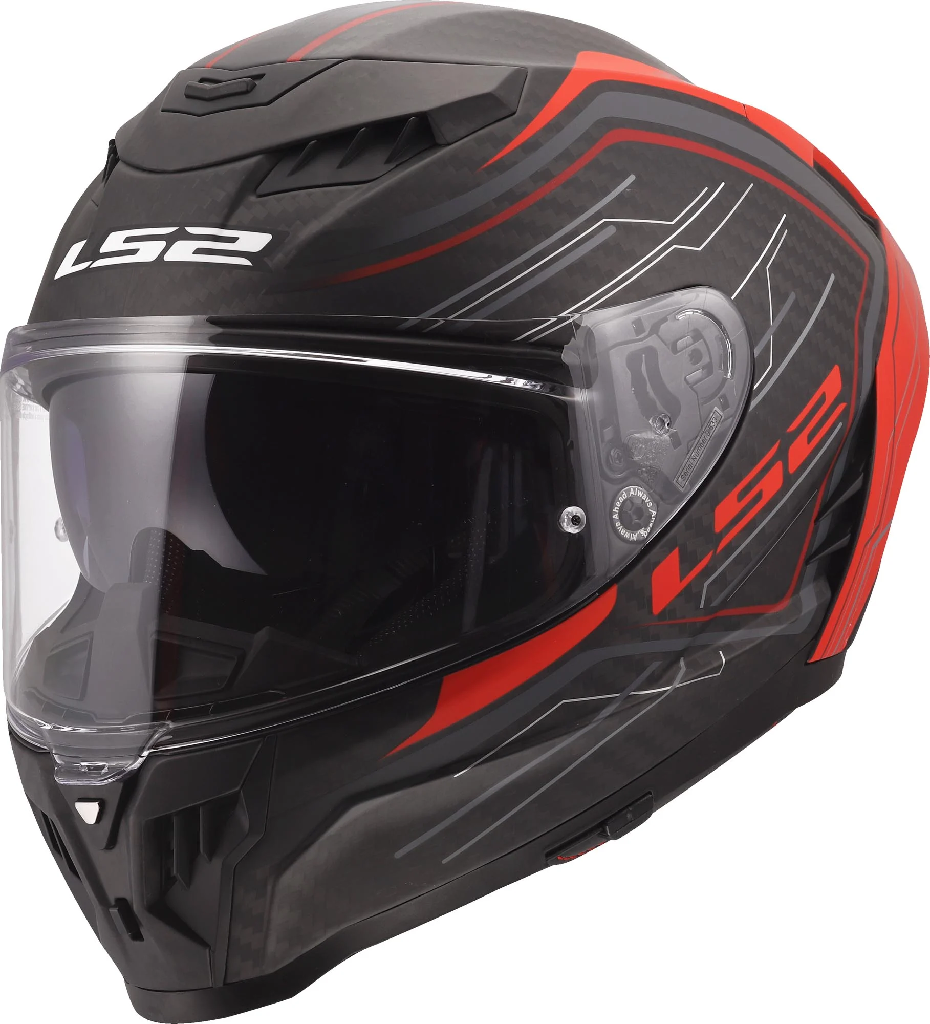 LS2 FF807 Dragon Subic Helmet red