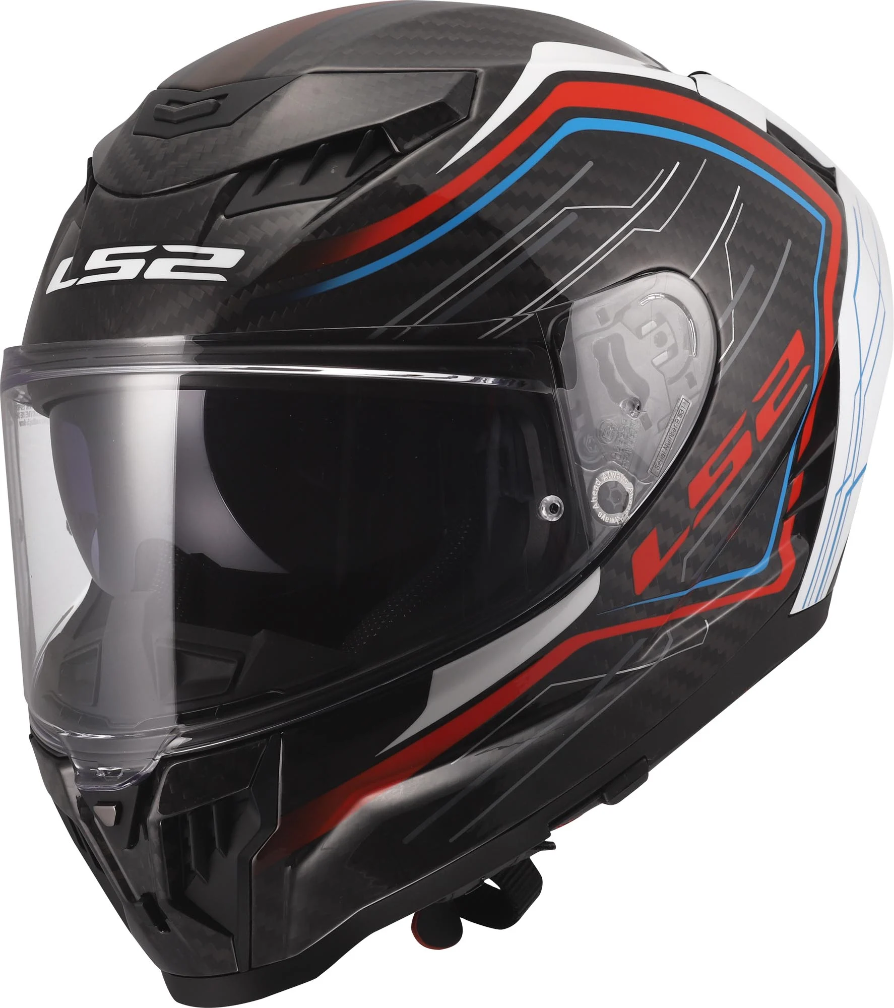 LS2 FF807 Dragon Subic Helmet white/blue/red