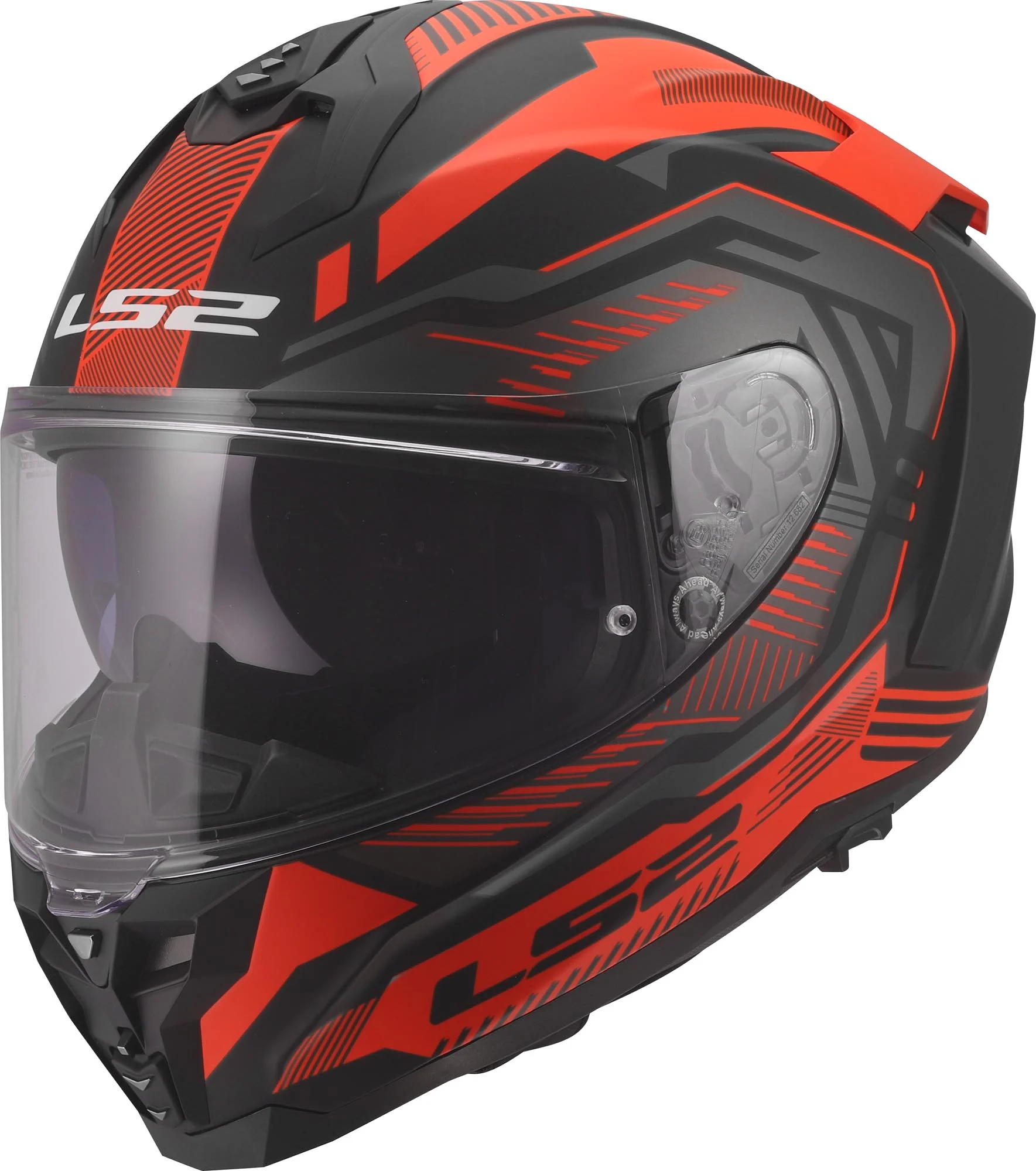LS2 FF817 Challenger II Dravix Helmet  black/red
