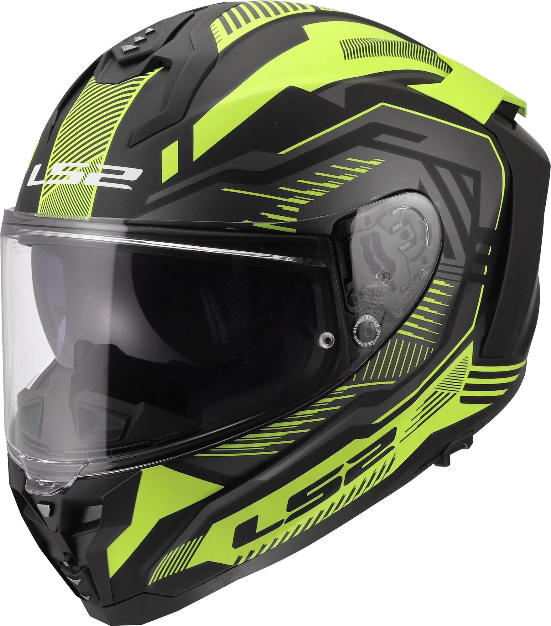 LS2 FF817 Challenger II Dravix Helmet  black/yellow