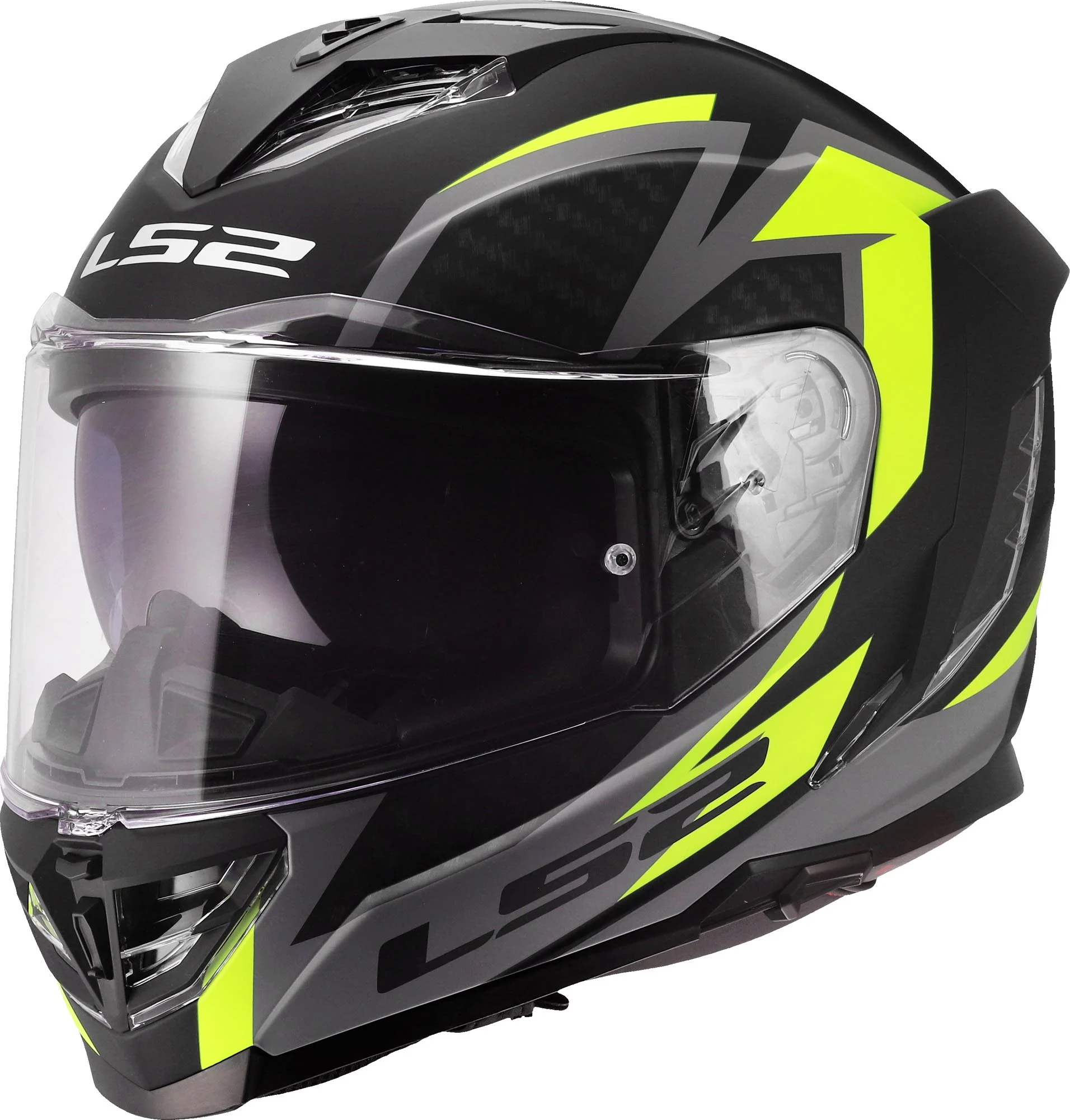 LS2 FF818 Storm III Dynamo Helmet  black/yellow