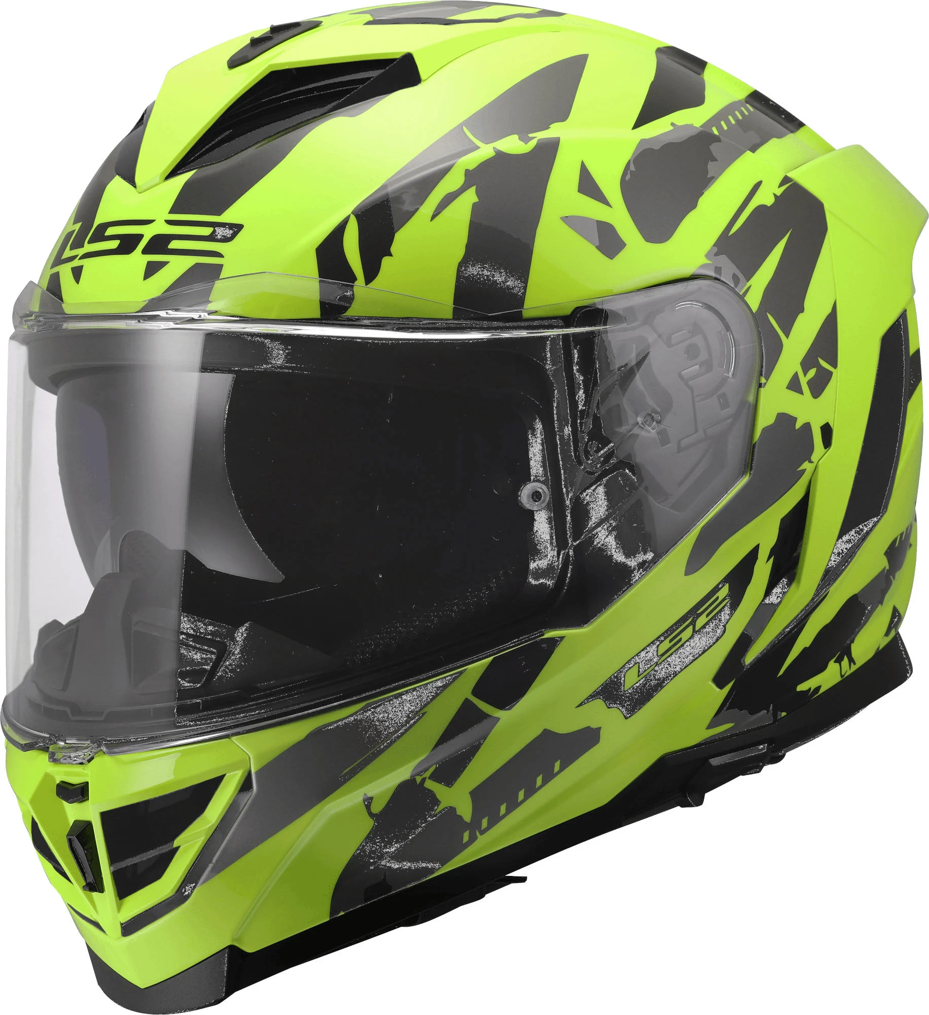 LS2 FF818 Storm III Kaos Helmet  yellow/black