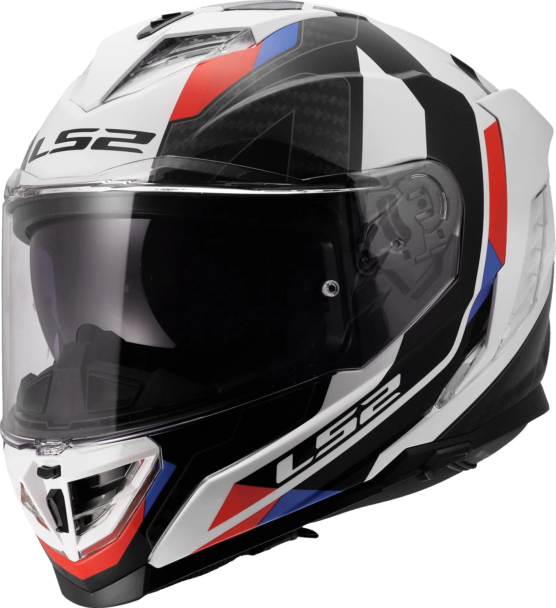 LS2 FF818 Storm III Sporty Helmet  white/blue/red