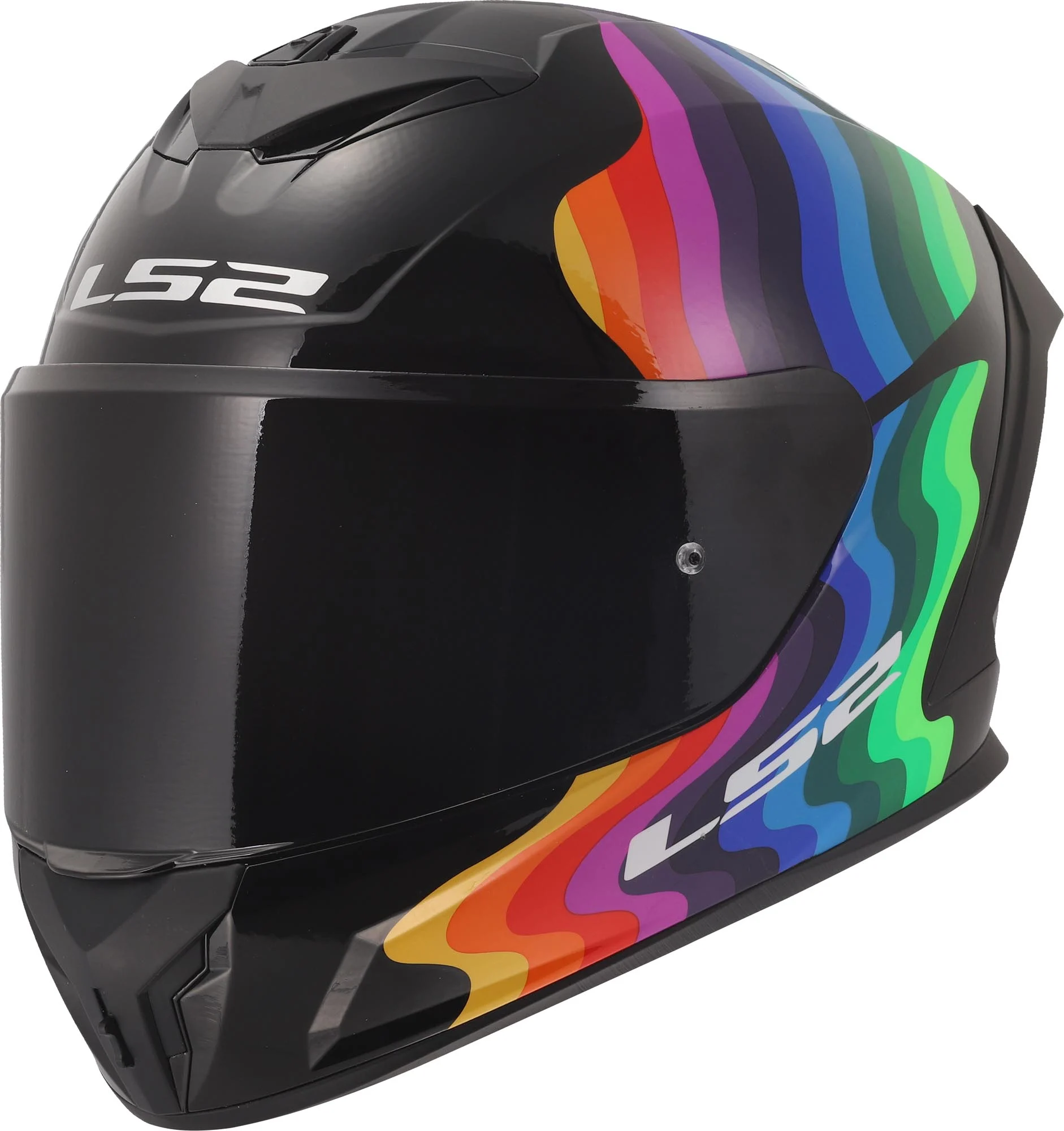LS2 FF820 Rapid III Flow Helmet  black/multicoloured