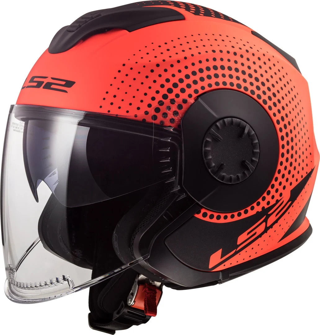 LS2 OF570 Verso Spin Jet Helmet orange/black
