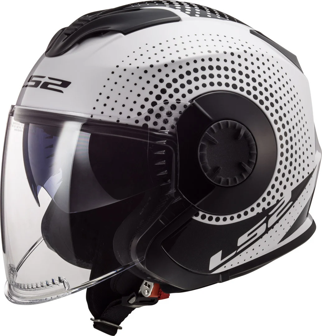 LS2 OF570 Verso Spin Jet Helmet white/black