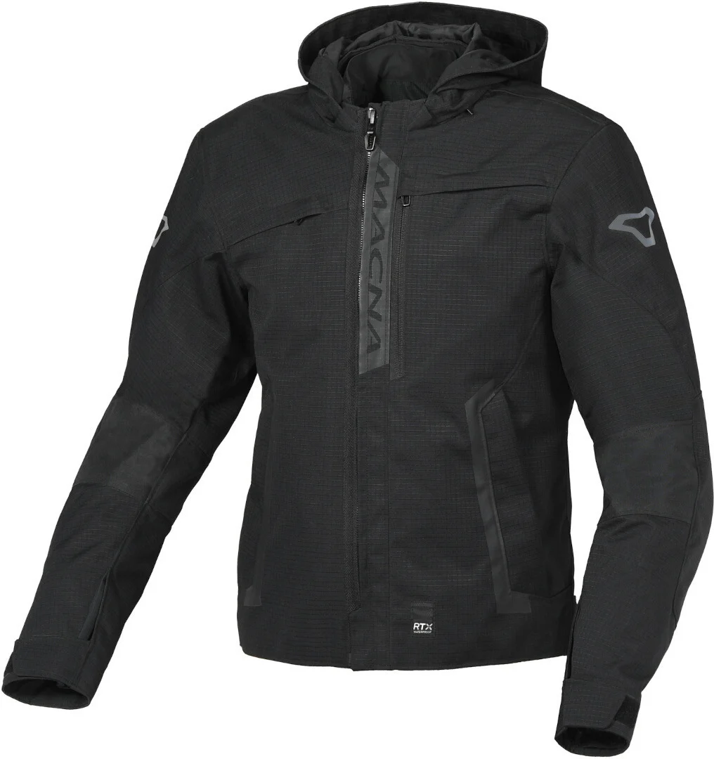 Macna Riggor waterproof Motorcycle Textile Jacket black