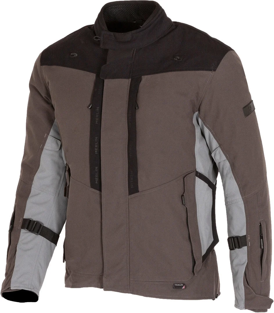 Merlin Borderlands D3O Motorcycle Textile Jacket grey