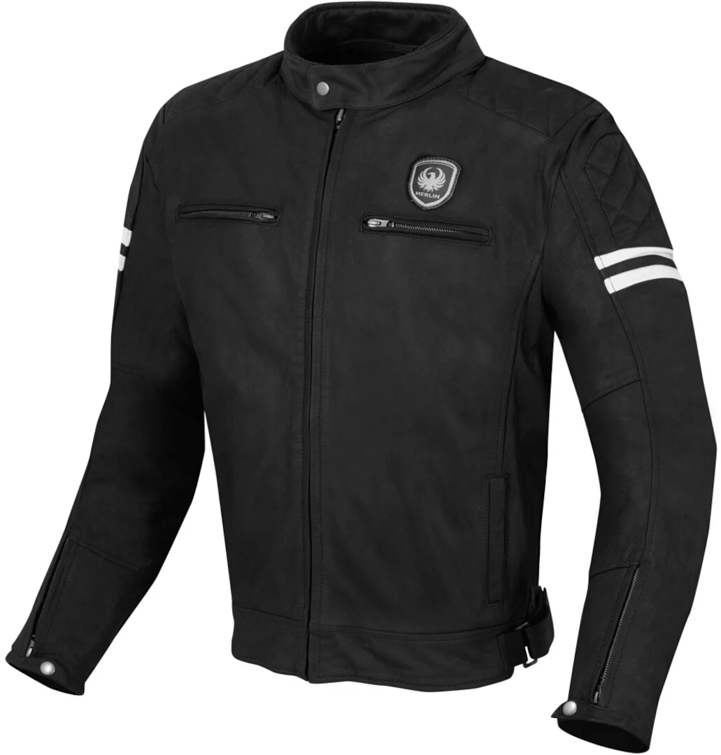 Merlin Hixon Heritage Motorcycle Leather Jacket black