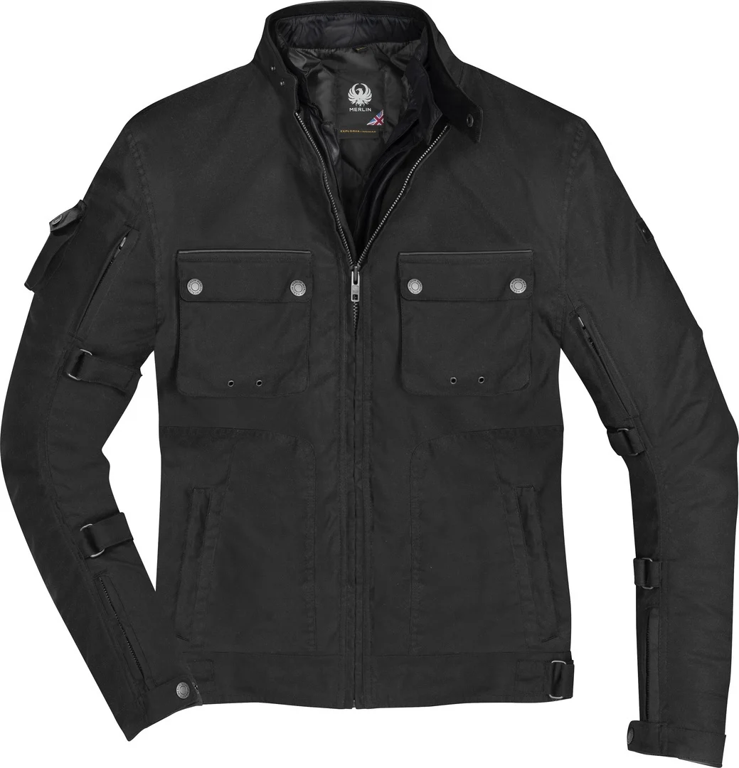 Merlin Nomad D3O Explorer Motorcycle Textile Jacket black