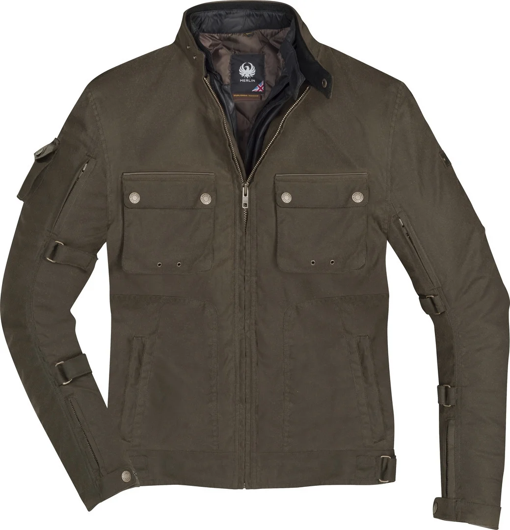 Merlin Nomad D3O Explorer Motorcycle Textile Jacket olive