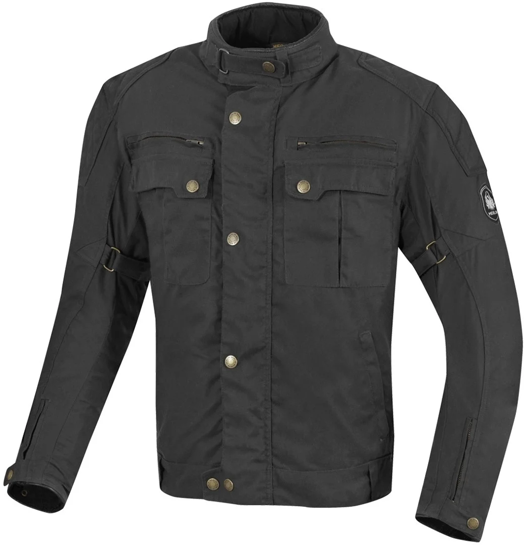 Merlin Perton Motorcycle Waxed Jacket black