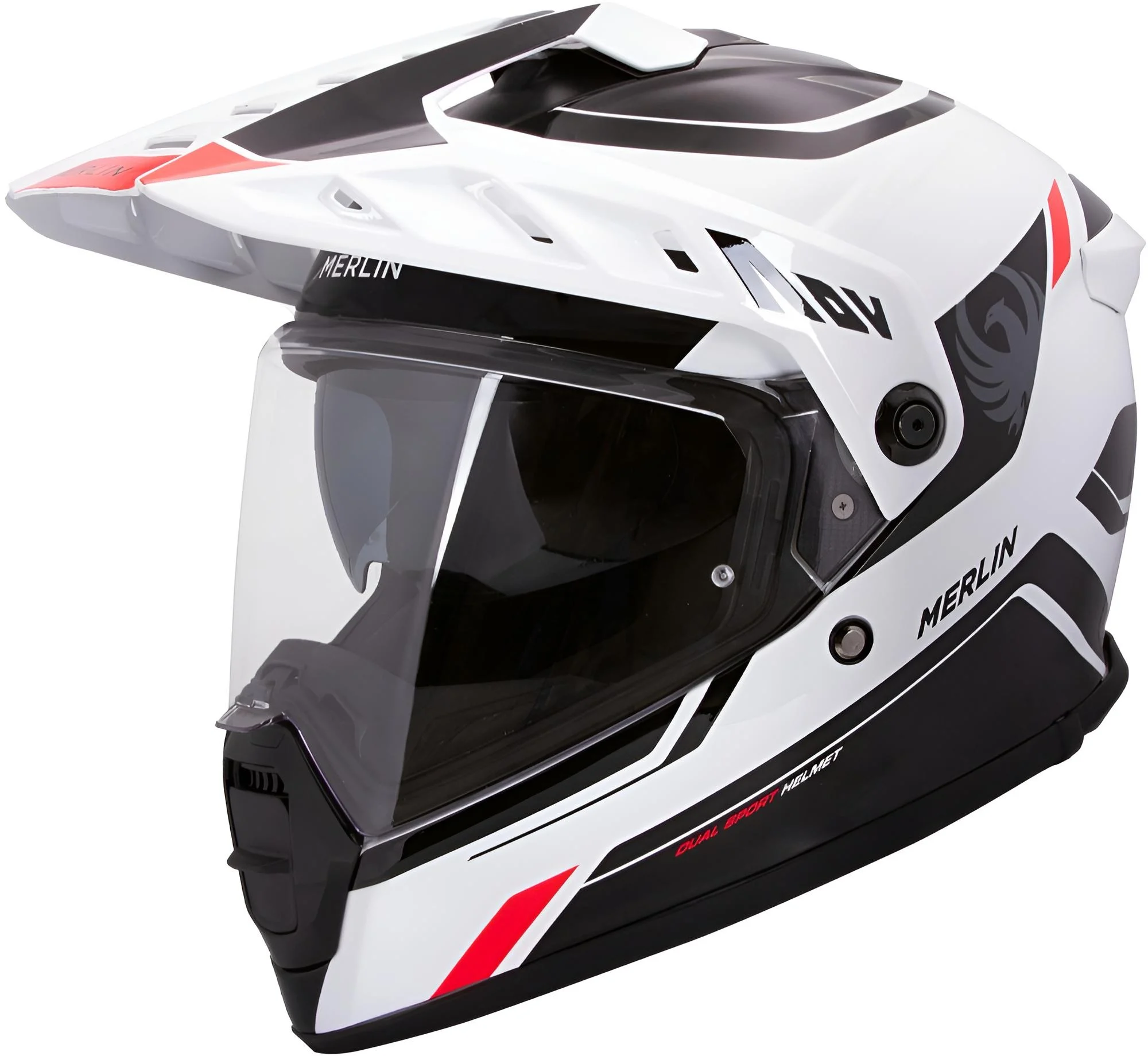 Merlin Torres Adventure Block Enduro Helmet white/red