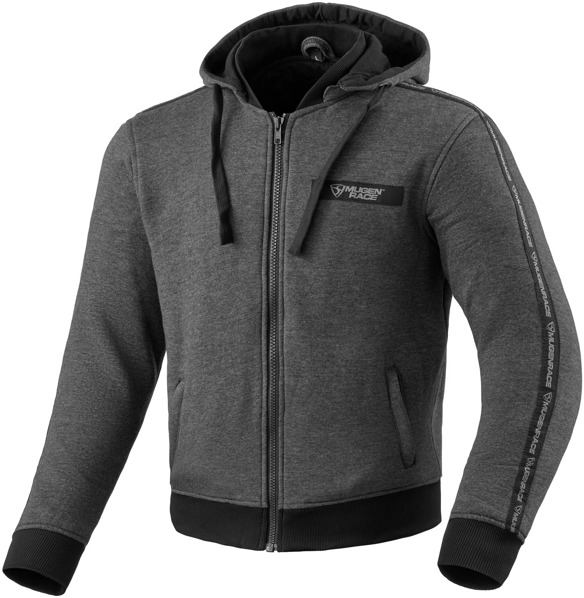 MUGENRACE Manyo Zip Hoodie grey