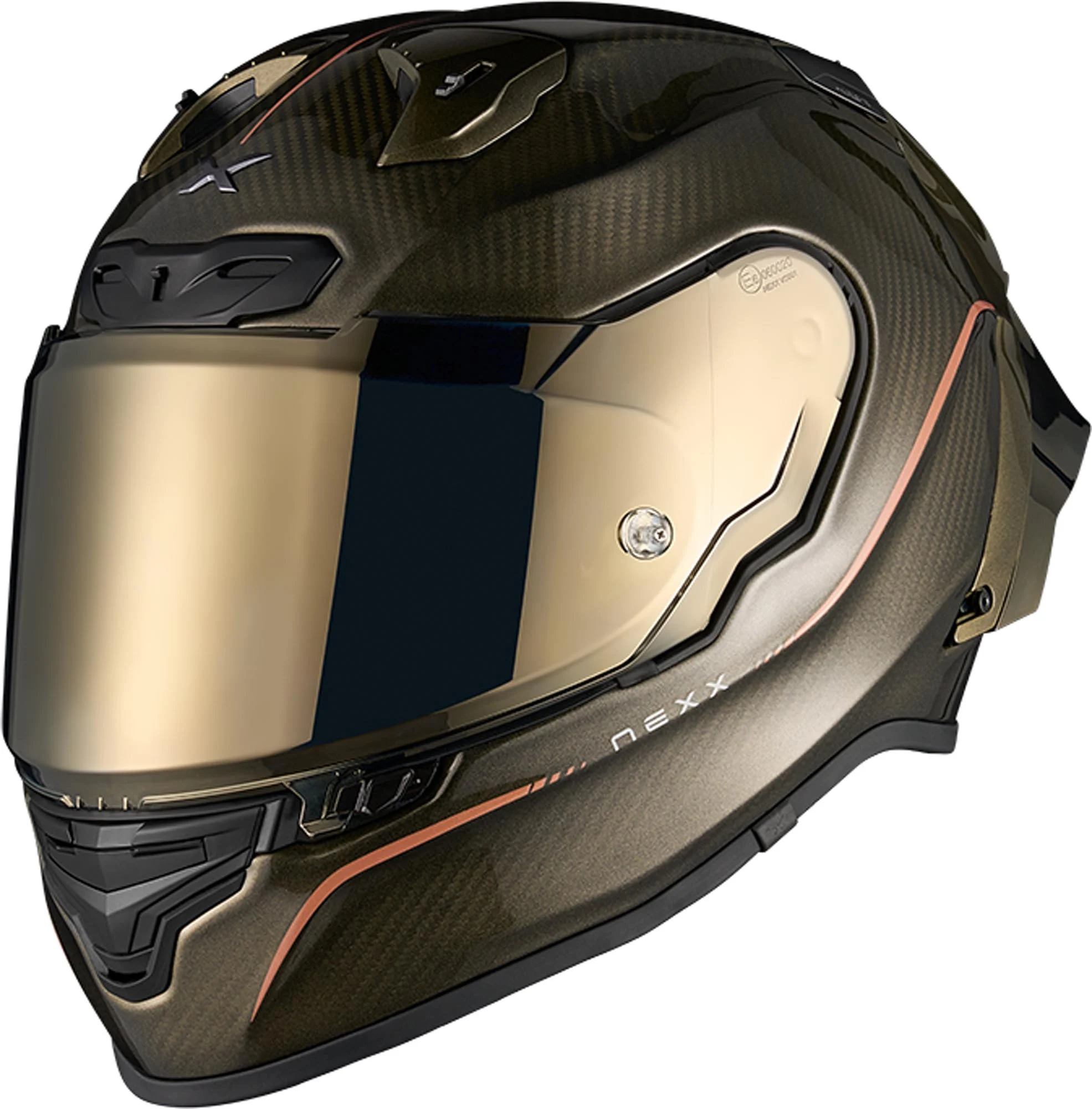 Nexx X.R3R Hagibis Helmet  carbon/gold