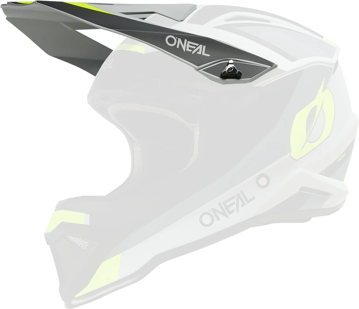 Oneal 1SRS Stream Kids Helmet Peak black/neon-yellow