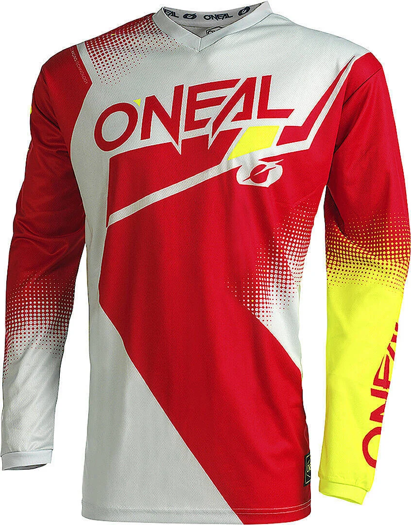 Oneal Element Racewear V.22 Motocross Jersey red/yellow