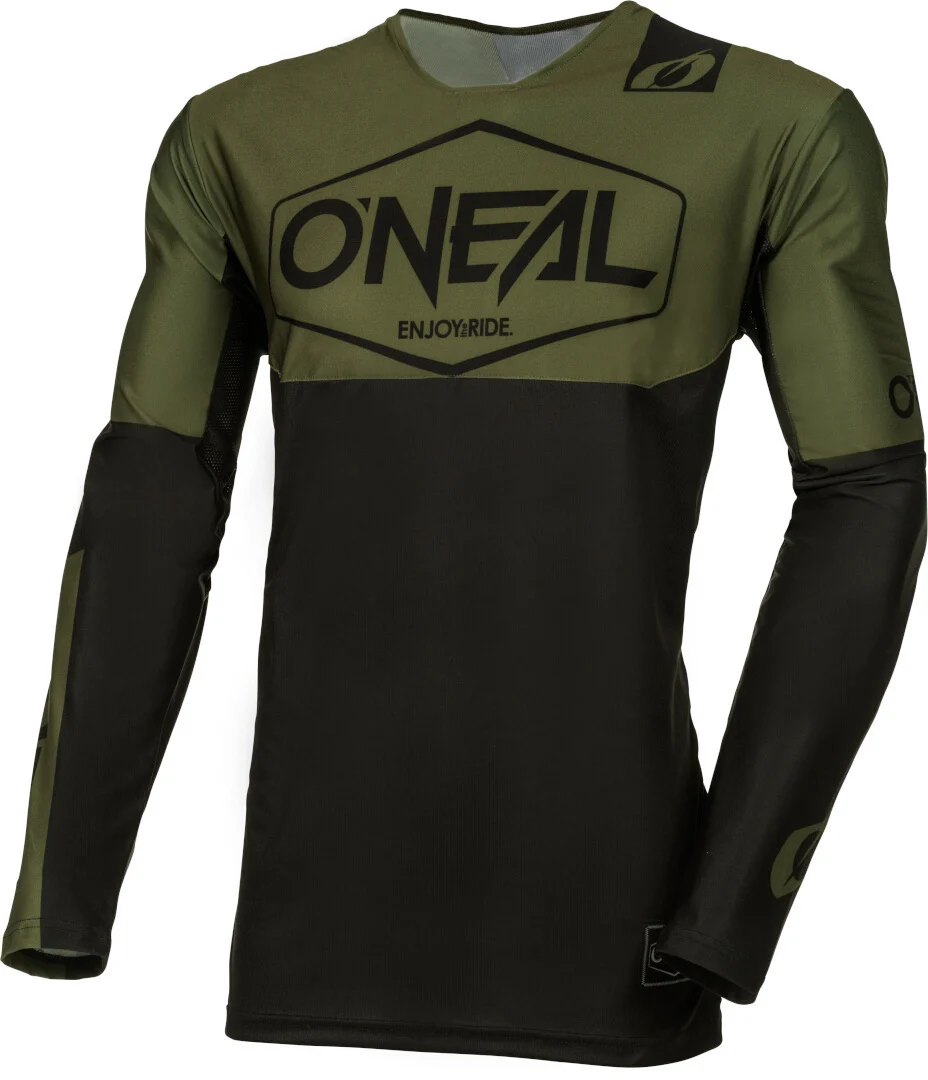 Oneal Mayhem Hexx Motocross Jersey black/olive