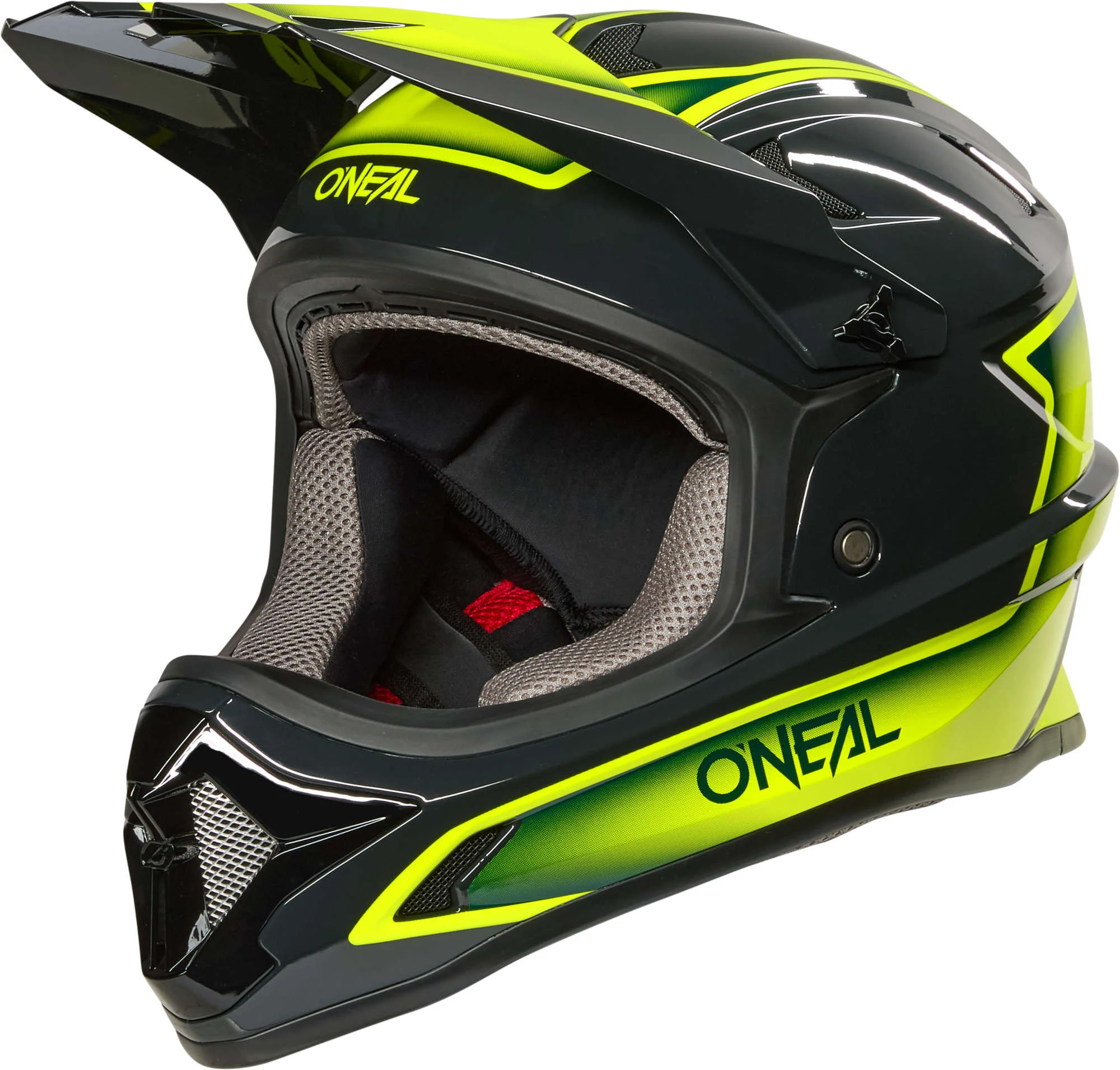 Oneal SONUS SLICK Downhill Helm grey/neon yellow