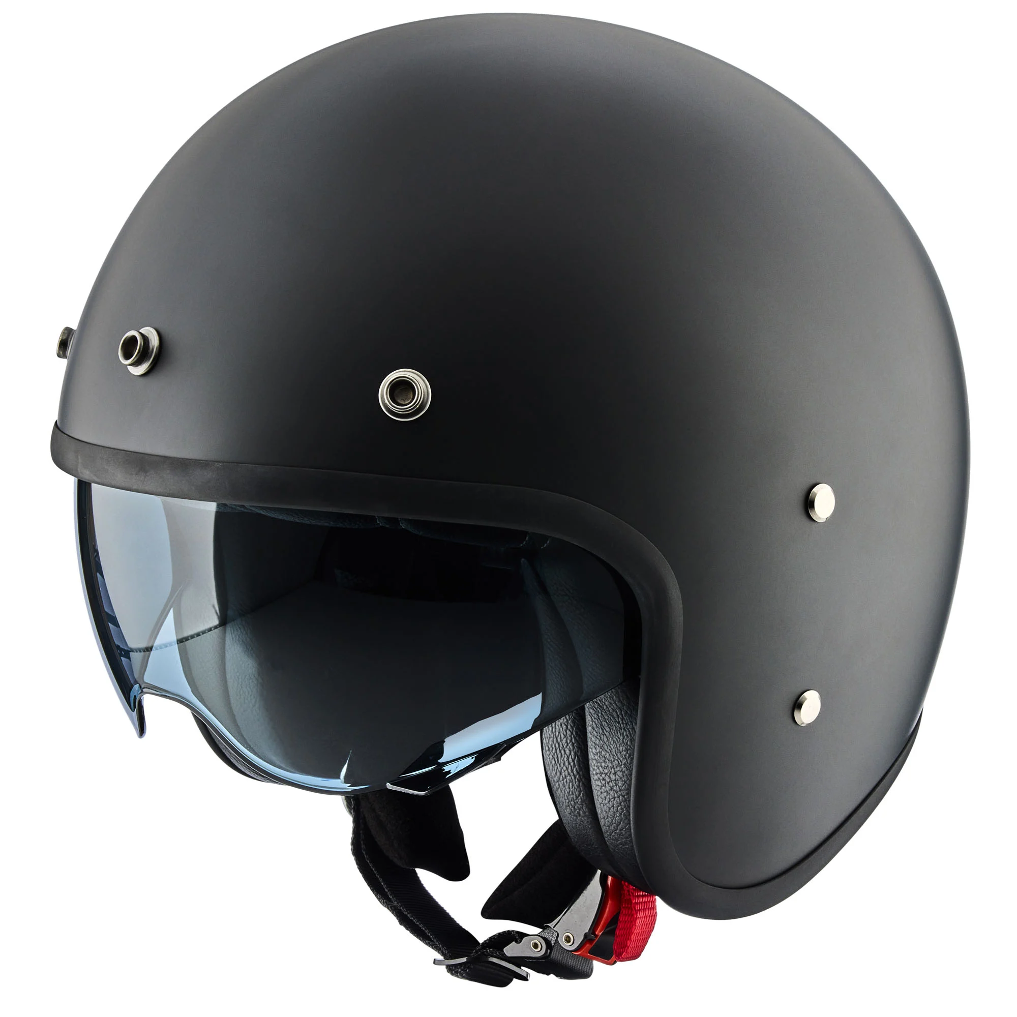 Peroz Filus Open-Face Helmet black matt