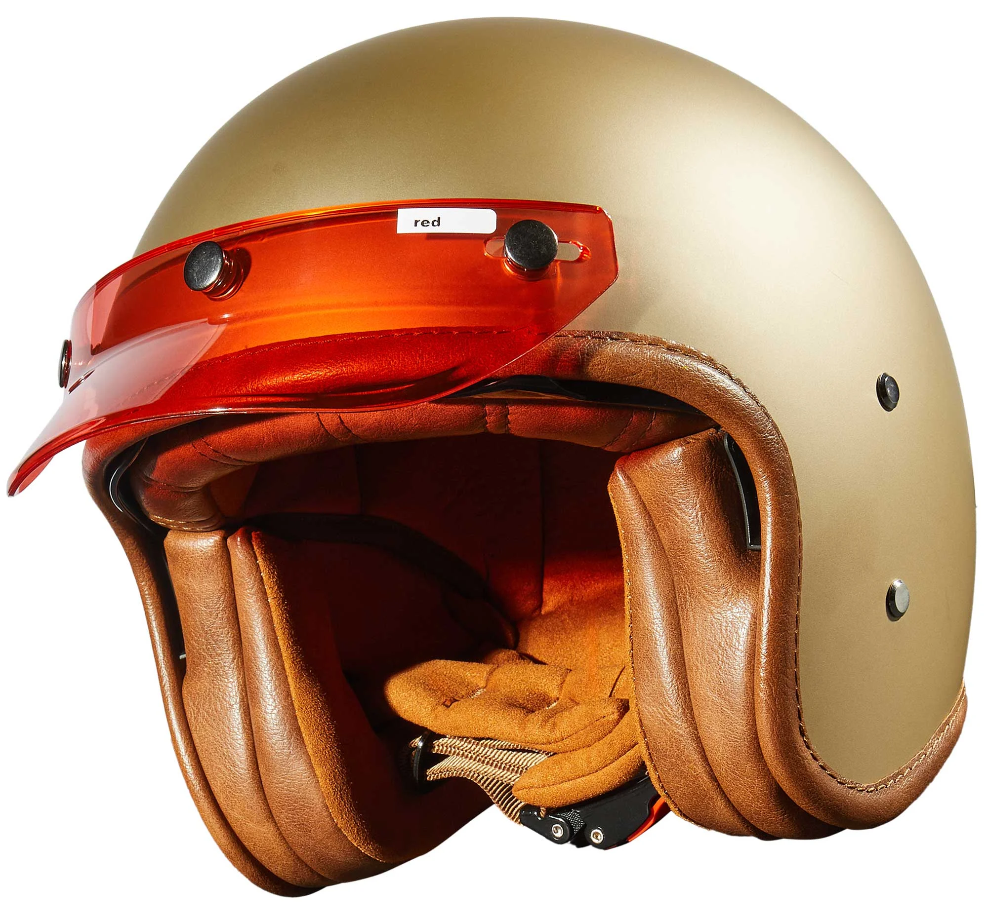 Peroz Jet helmet peak / universal helmet peak red
