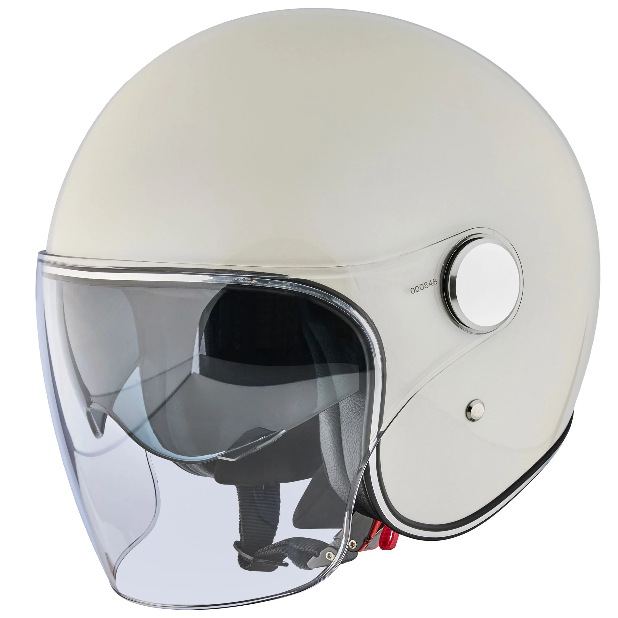 Peroz Viagi Open-Face Helmet offwhite