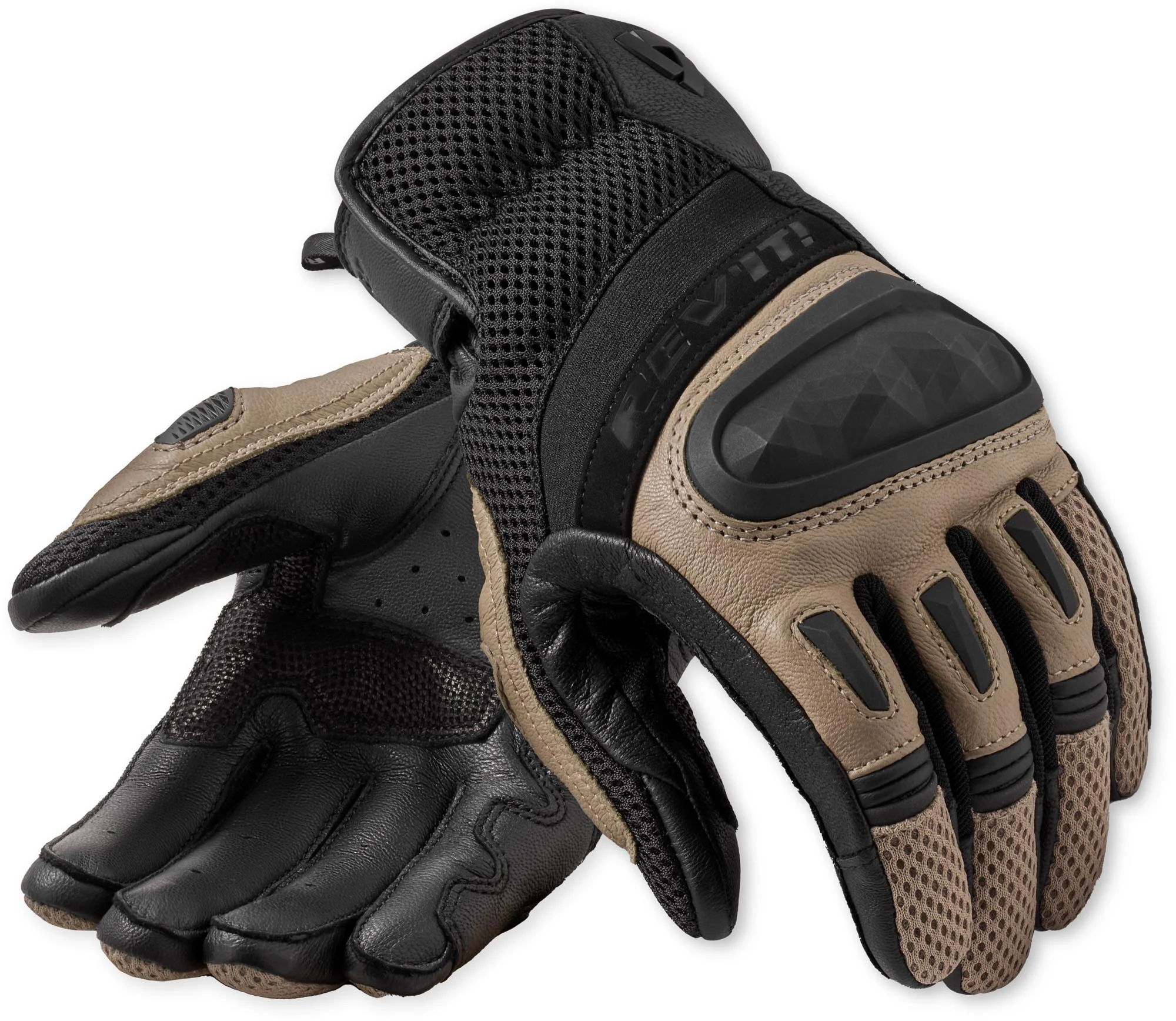 Revit Dirt 4 Motorcycle Gloves black/sand