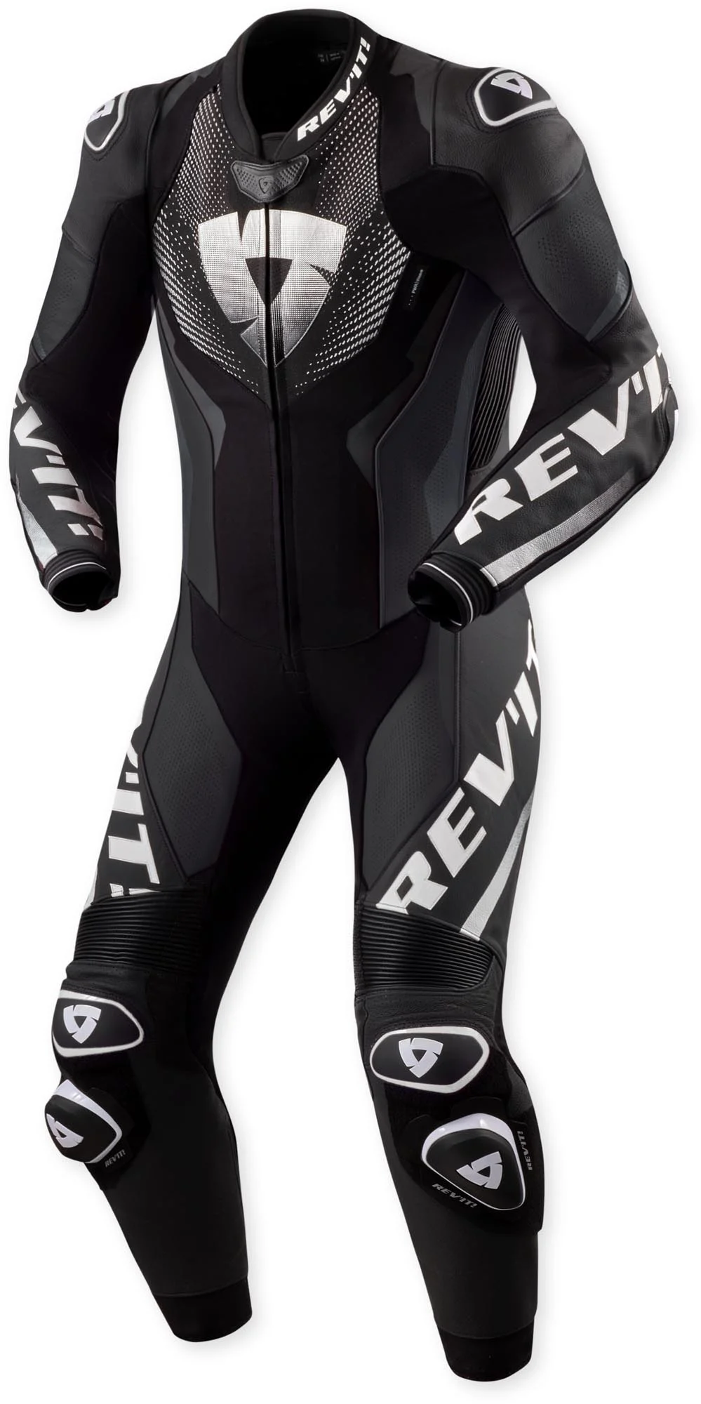 Revit Hyperspeed 3 perforated One Piece Motorcycle Leather Suit black/white