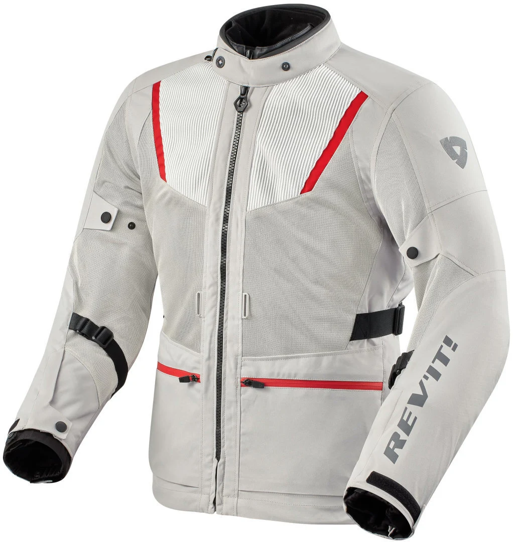 Revit Levante 2 H2O Motorcycle Textile Jacket Silver